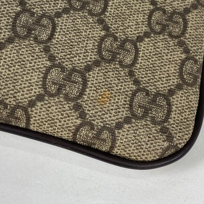 Gucci GG Pattern Shoulder Bag Crossbody Shoulder Bag Coated Canvas Brown 201538