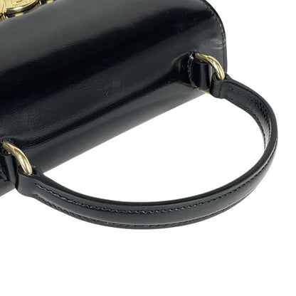 Celine Triomphe Handbag Buzas 2way Shoulder Bag Handbag Leather Black Women