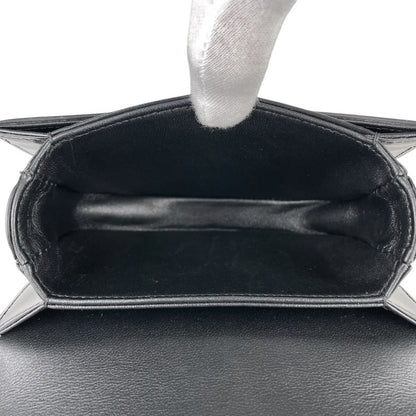 Celine Triomphe Handbag Buzas 2way Shoulder Bag Handbag Leather Black Women