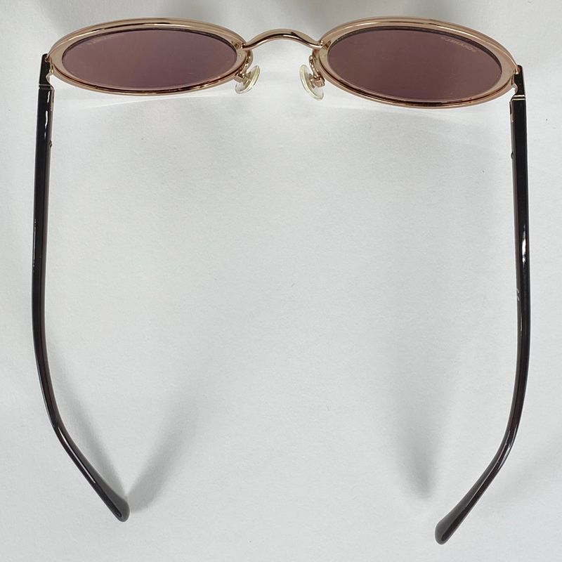 Chanel Logo Sunglass Es Round Eyewear Sunglass Es Metal Plastic Bronze 4226 Ladies