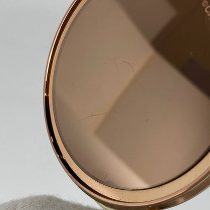 Chanel Logo Sunglass Es Round Eyewear Sunglass Es Metal Plastic Bronze 4226 Ladies