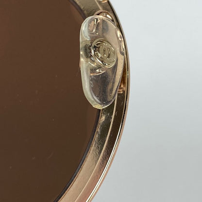 Chanel Logo Sunglass Es Round Eyewear Sunglass Es Metal Plastic Bronze 4226 Ladies