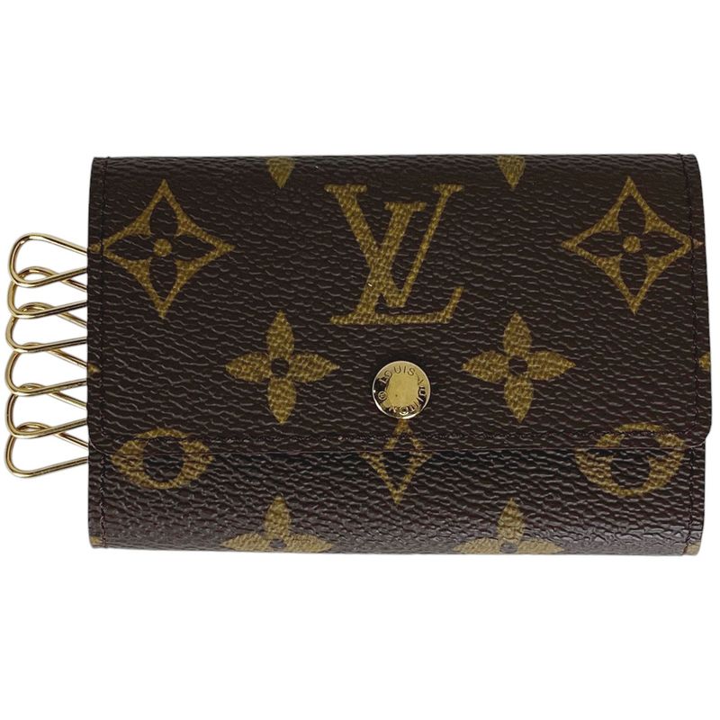 Louis Vuitton Multicles 6 Key Holder Key Holder Key Hook Key Case Monogram