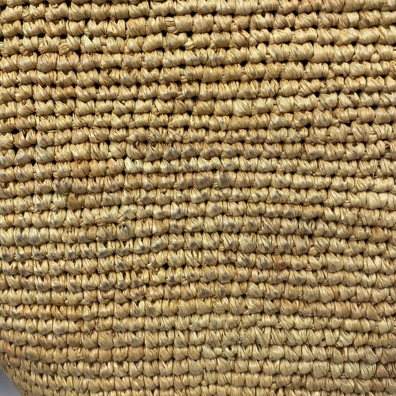 Loewe Slit Pochette Bag Anagram Bag Shoulder Bag Raffia Brown Women