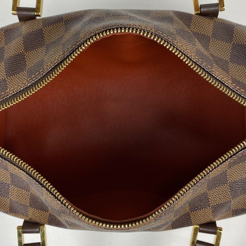 Louis Vuitton Papillon 26 Barrel Bag Tube Shape Handbag Damier Brown N51304