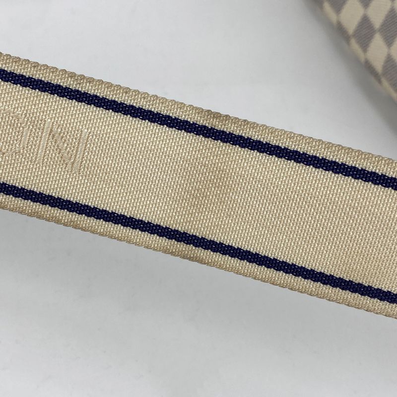 Louis Vuitton Naviglio Crossbody Shoulder Bag Damier Azure White N51189 Women