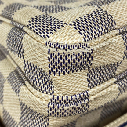 Louis Vuitton Naviglio Crossbody Shoulder Bag Damier Azure White N51189 Women