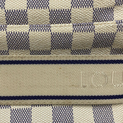 Louis Vuitton Naviglio Crossbody Shoulder Bag Damier Azure White N51189 Women
