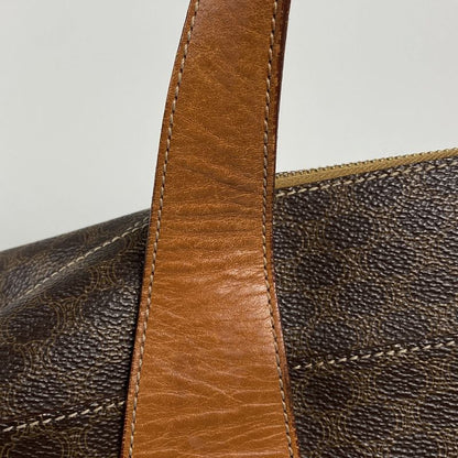 Celine Macadam Pattern Tote Handbag Tote Bag Coated Canvas Brown Women