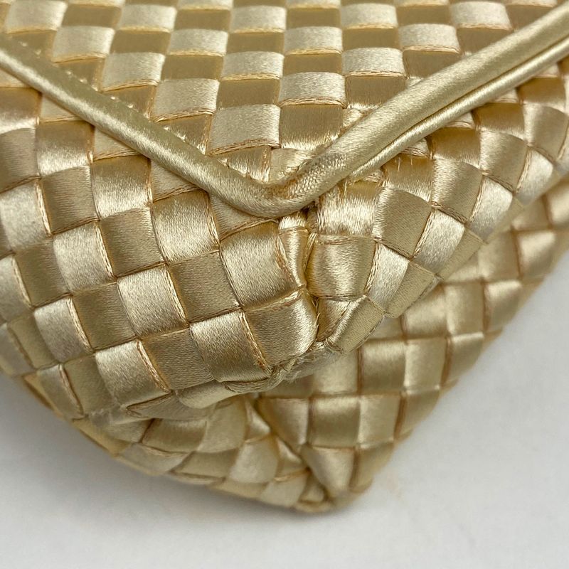 Bottega Veneta Intrecciato Shoulder Bag Braided Nappa Shoulder Bag Canvas Ivory