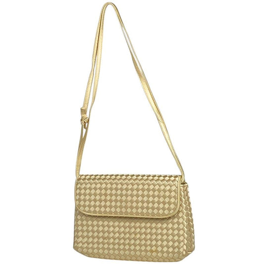 Bottega Veneta Intrecciato Shoulder Bag Braided Nappa Shoulder Bag Canvas Ivory