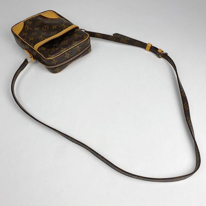 Louis Vuitton Danube Crossbody Shoulder Bag Monogram Brown M45266 Women