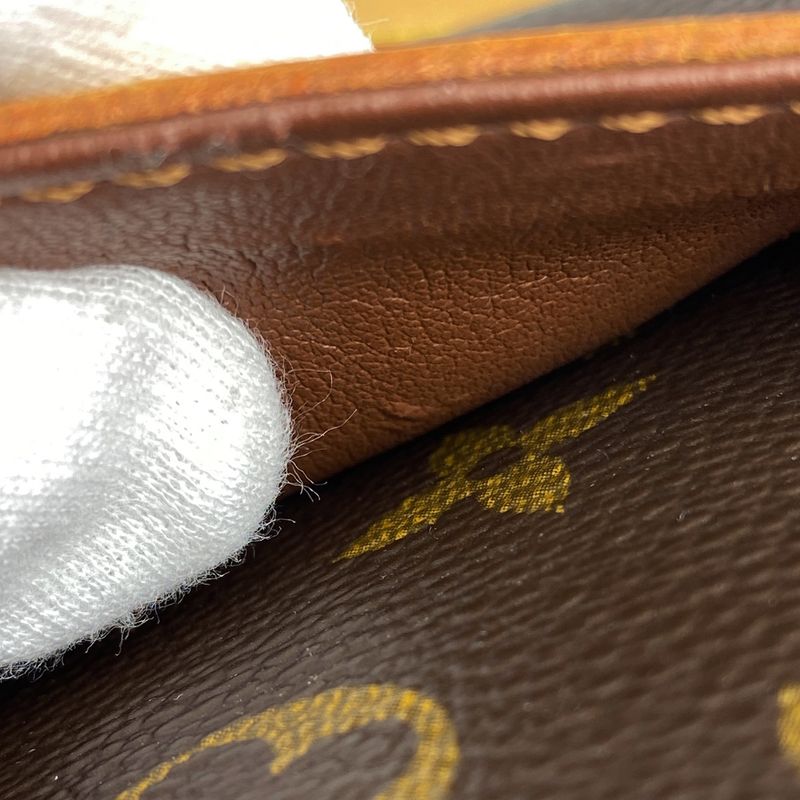 Louis Vuitton Danube Crossbody Shoulder Bag Monogram Brown M45266 Women