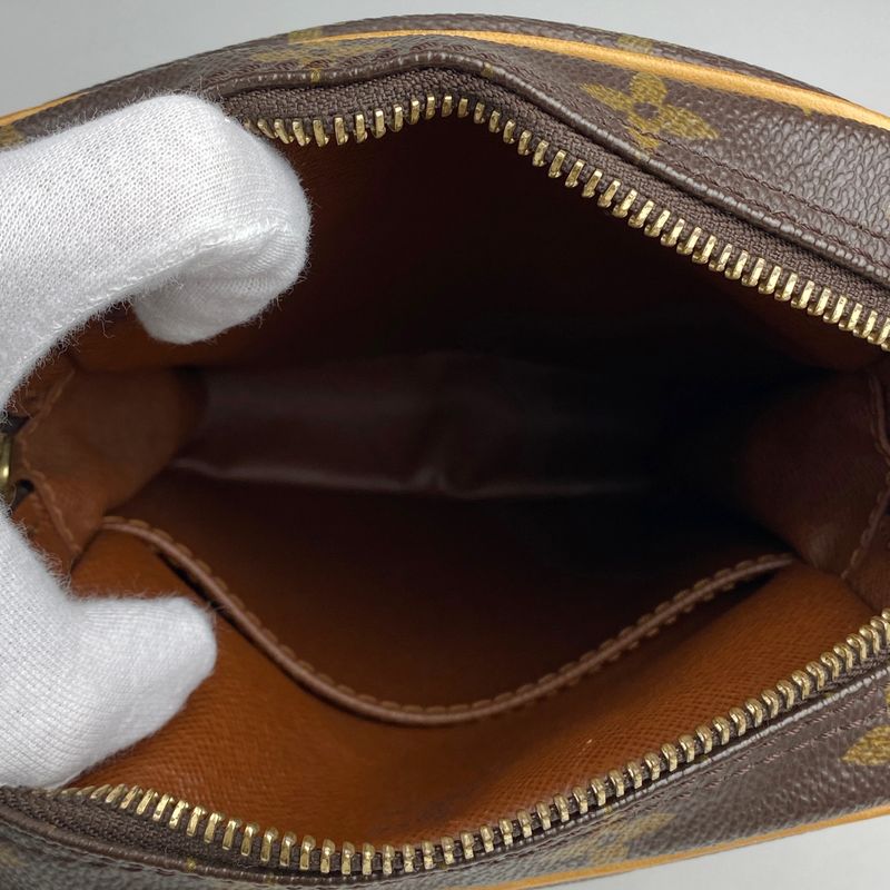 Louis Vuitton Danube Crossbody Shoulder Bag Monogram Brown M45266 Women