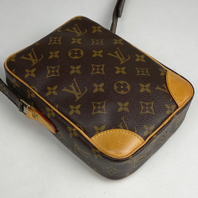 Louis Vuitton Danube Crossbody Shoulder Bag Monogram Brown M45266 Women