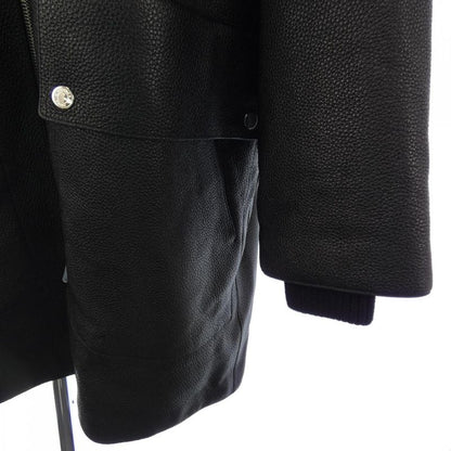 Hermes Clous De Sel 4h1122d2 Leather Coat