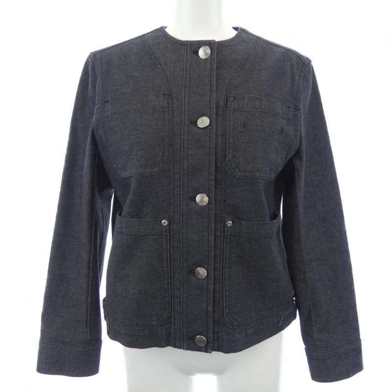 Hermes Crude Sel 2e0251dq Denim Jacket