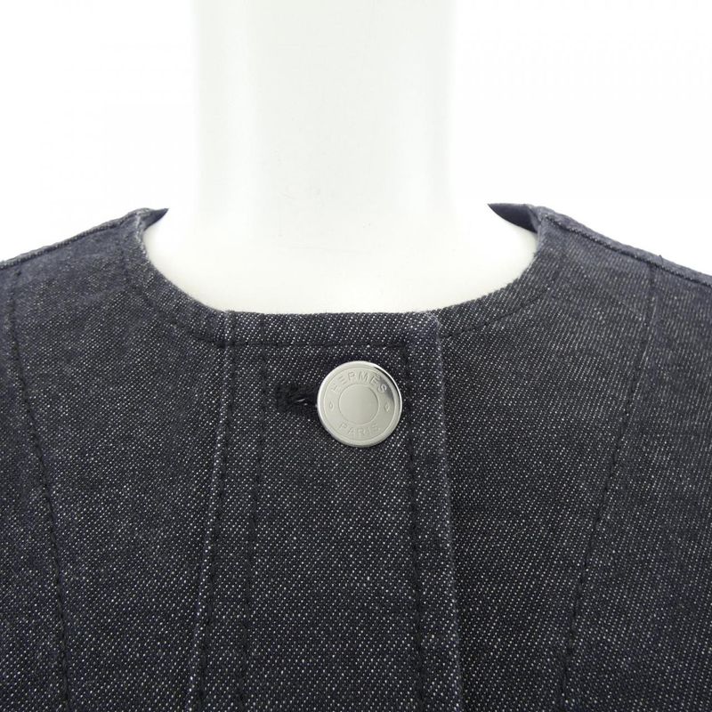 Hermes Crude Sel 2e0251dq Denim Jacket
