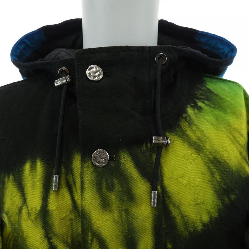 Louis Vuitton Denim Parka Hma75wlit Coat