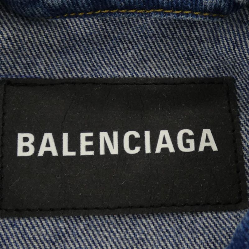 Balenciaga 436242 Tsb06 Denim Jacket