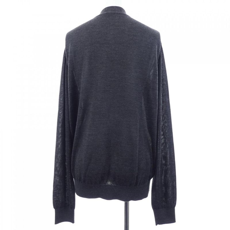 Hermes Medor Wood Button 5h2736dp Cardigan