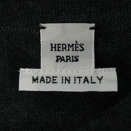 Hermes Medor Wood Button 5h2736dp Cardigan