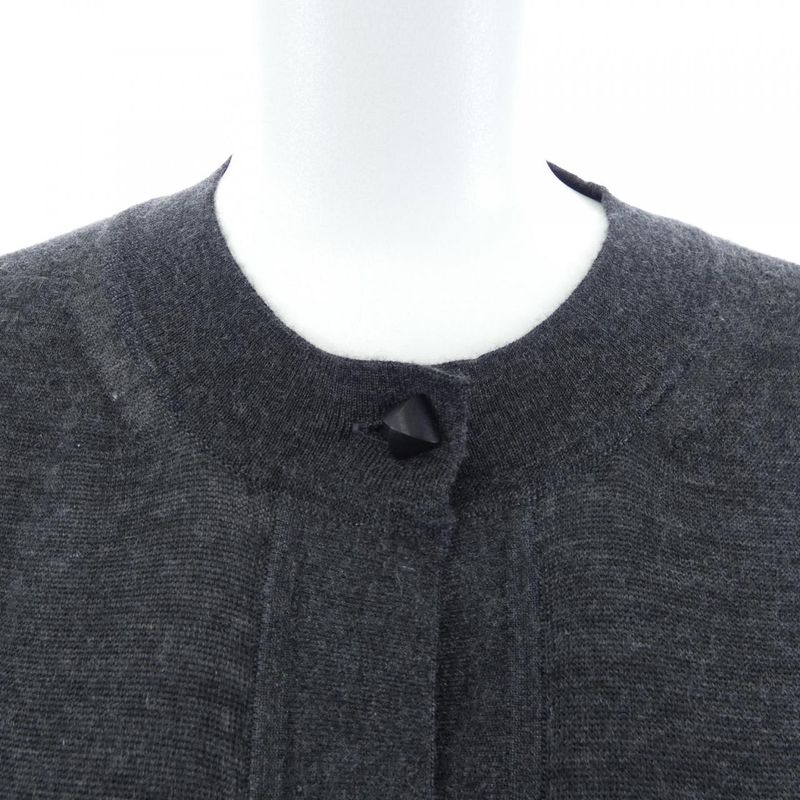 Hermes Medor Wood Button 5h2736dp Cardigan