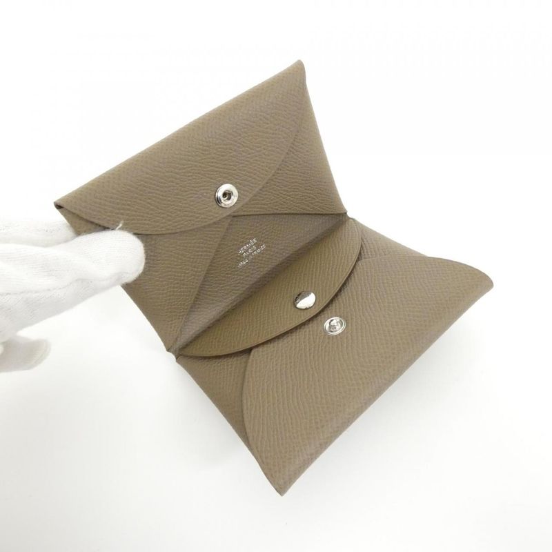 Hermes Calvi Duo 083035ck Coin Case