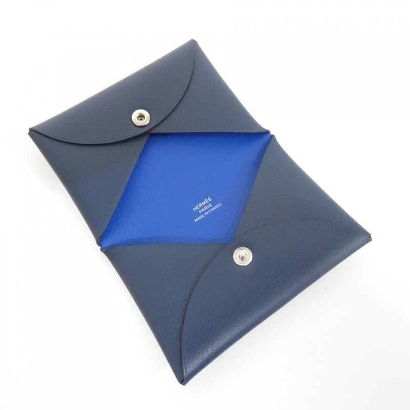 Hermes Calvi Verso 078474ck Card Case