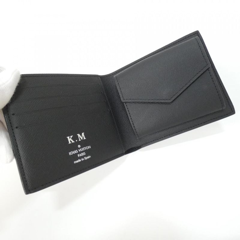 Louis Vuitton Monogram Eclipse Portefeuille Marco M62545 Wallet