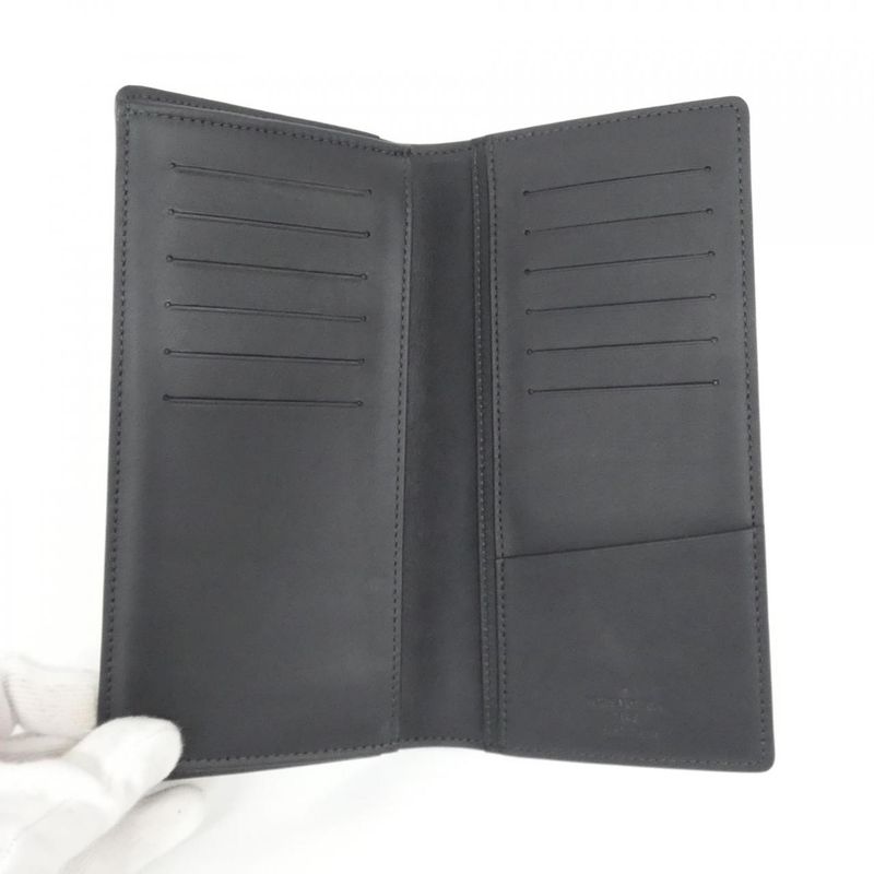 Louis Vuitton Damier Cobalt Portefeuille Brazza N63212 Wallet