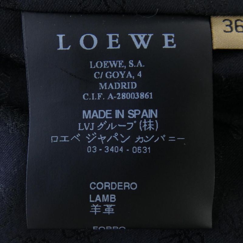 Loewe Leather Coat
