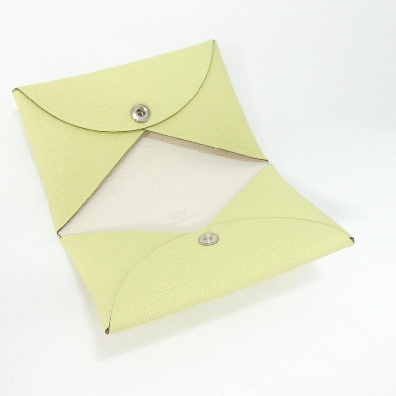 Hermes Calvi Verso 078476ck Card Case
