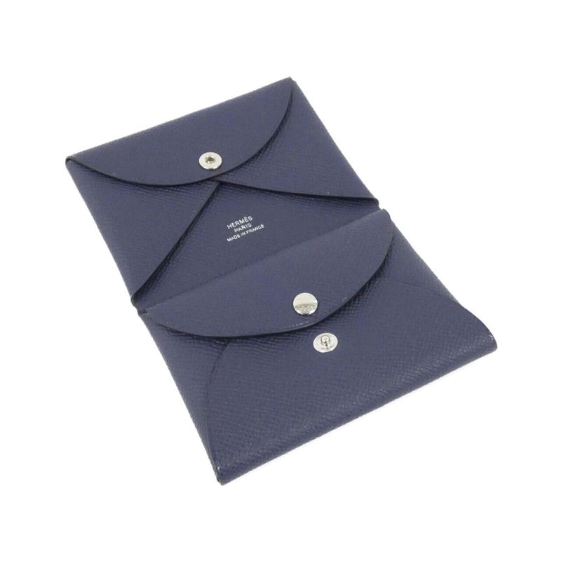 Hermes Calvi Duo 083035ck Coin Case