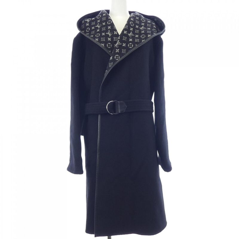 Louis Vuitton Hooded Wrap Coat Fgco40qwe Coat