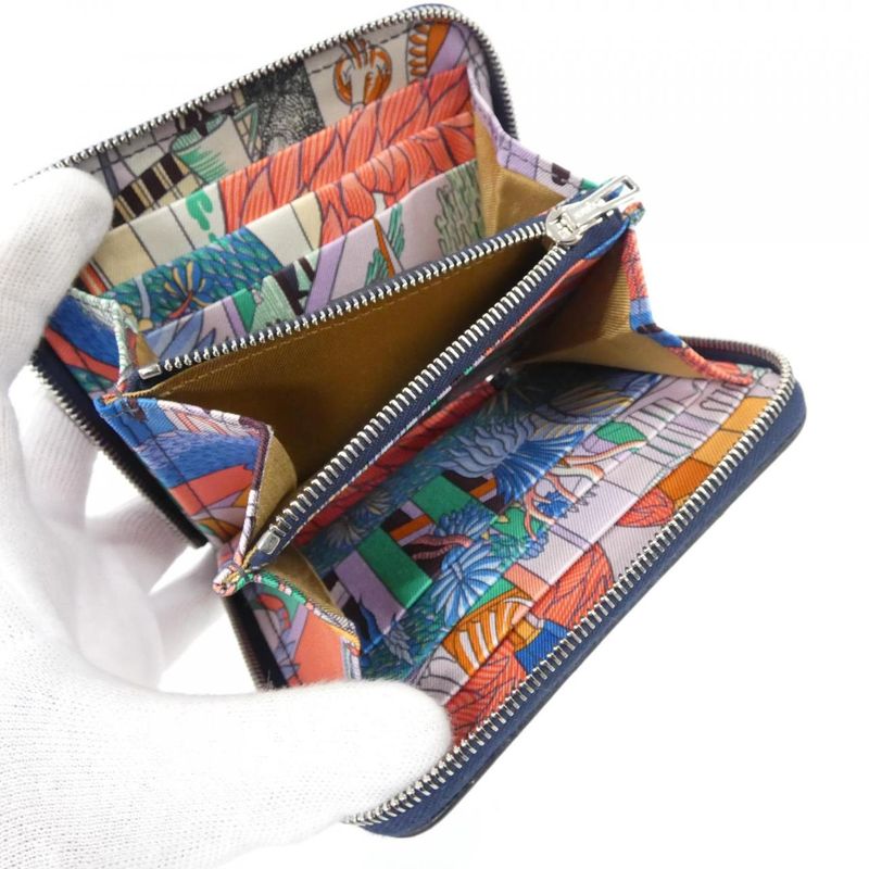 Hermes Animapolis Silk In Compact 085879ck Wallet