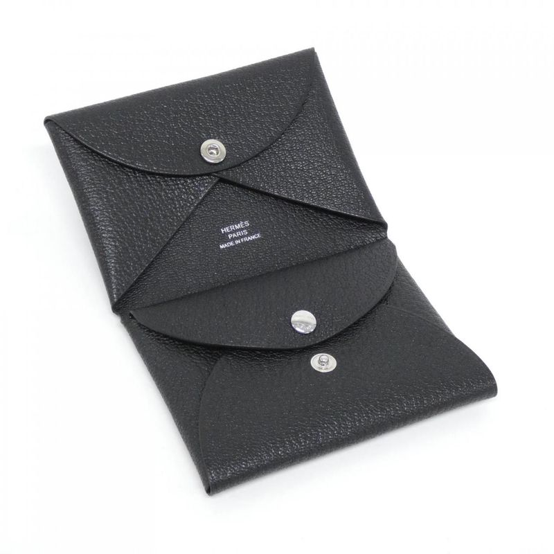 Hermes Calvi Duo 082977ck Coin Case