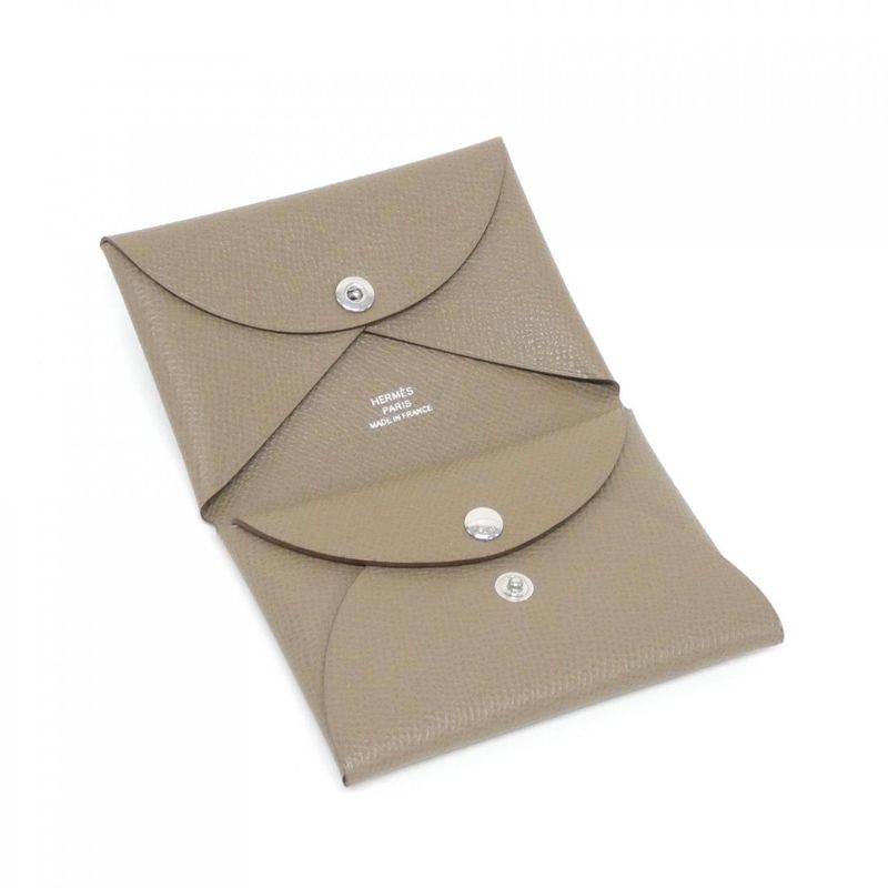 Hermes Calvi Duo 083035ck Coin Case