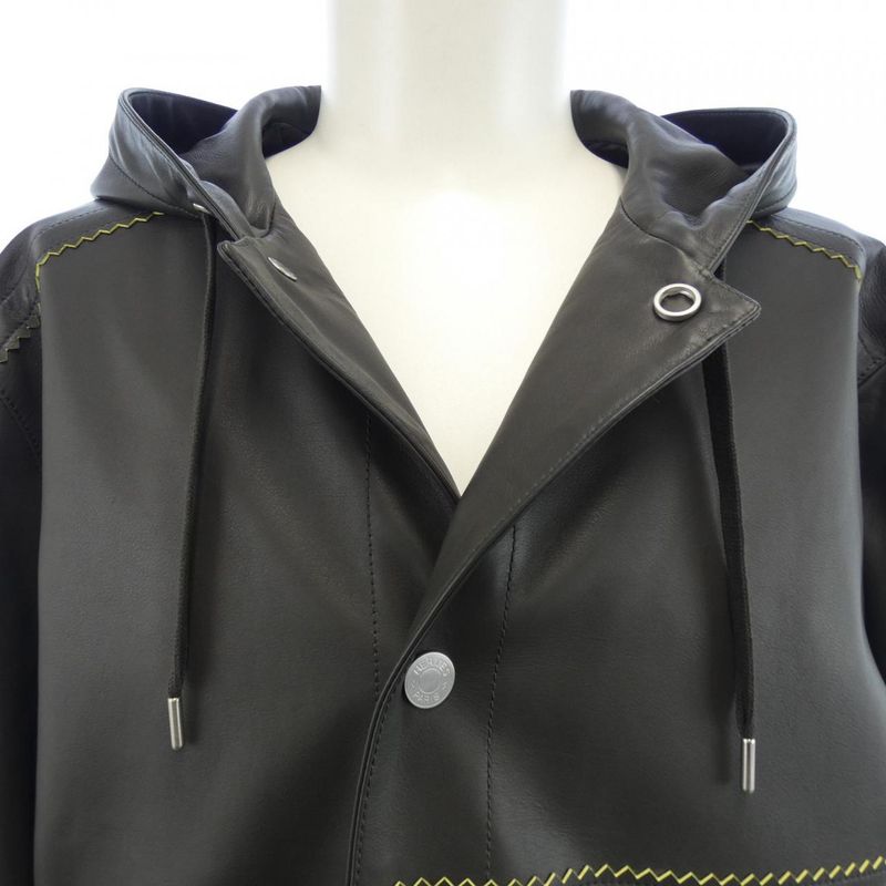 Hermes *31-5004 Leather Jacket