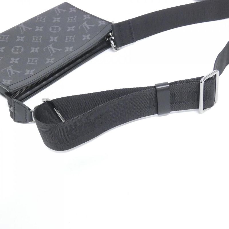 Louis Vuitton Monogram Eclipse Reverse Gaston Wearable Wallet M81124 Shoulder