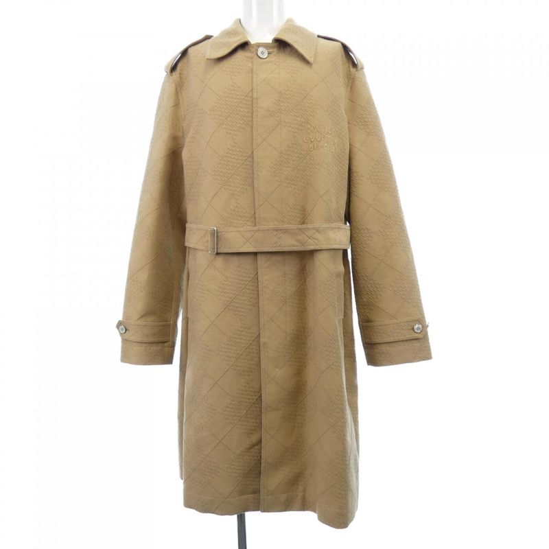 Louis Vuitton Cotton Silk Blend Trench Hsk02eqcw Trench Coat