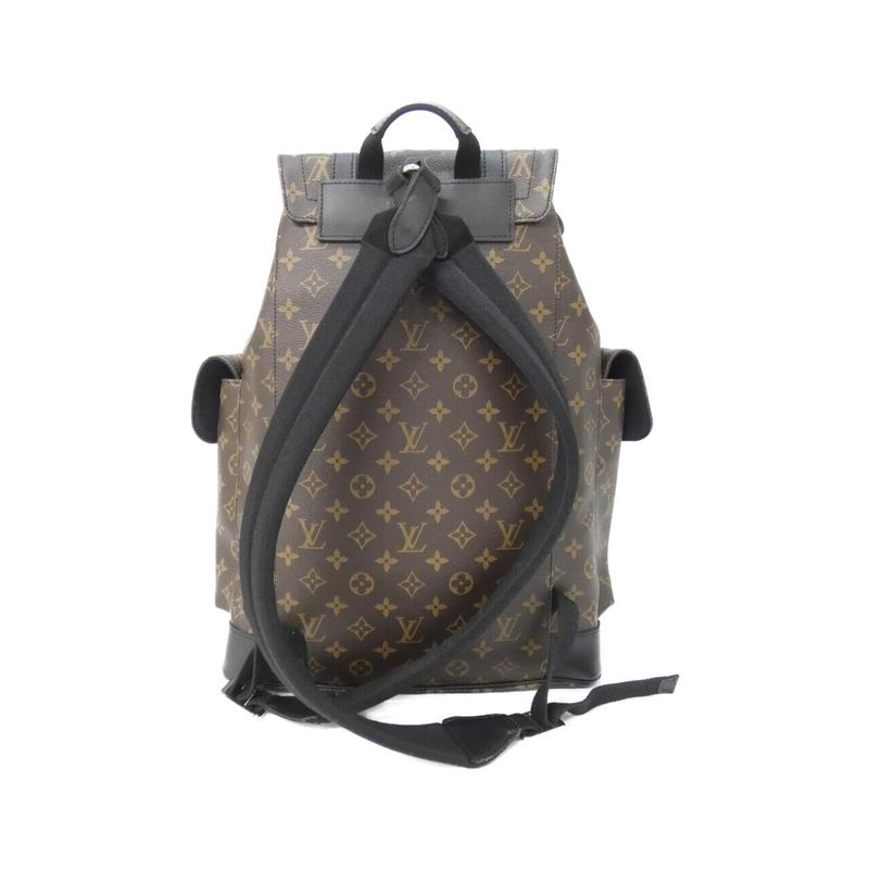 Louis Vuitton Monogram Macassar Christopher MM M43735 Backpack Sac