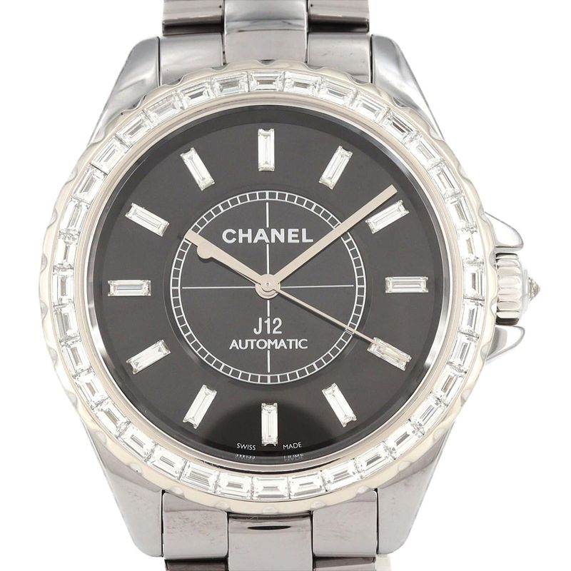 Chanel J12 Chromatic 41mm (1.61in) Baguette D And 12P Baguette D H3155 Ceramic