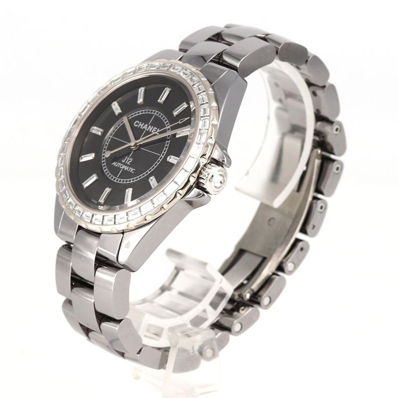 Chanel J12 Chromatic 41mm (1.61in) Baguette D And 12P Baguette D H3155 Ceramic