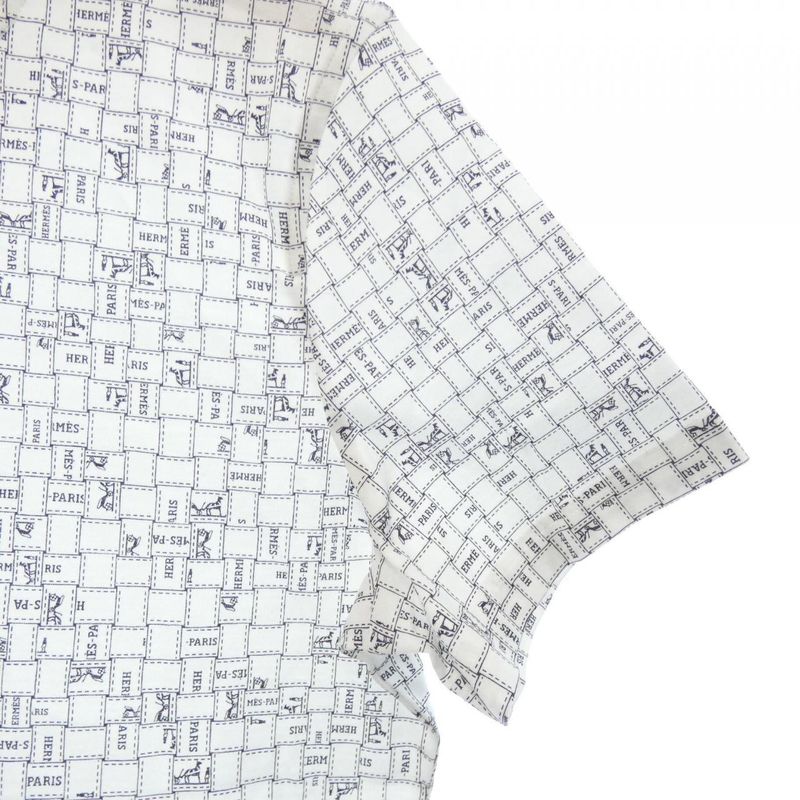 Hermes Bolduc AU Carre Bolduc Check 5e4645dk T-shirt