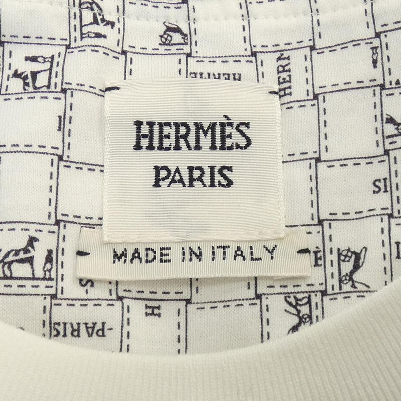 Hermes Bolduc AU Carre Bolduc Check 5e4645dk T-shirt