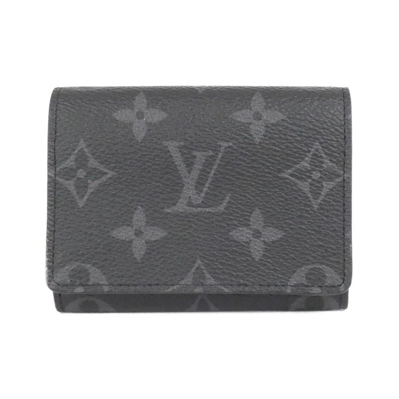 Louis Vuitton Monogram Eclipse Card Case Envelop Carte De Visite M12874