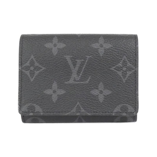 Louis Vuitton Monogram Eclipse Card Case Envelop Carte De Visite M12874