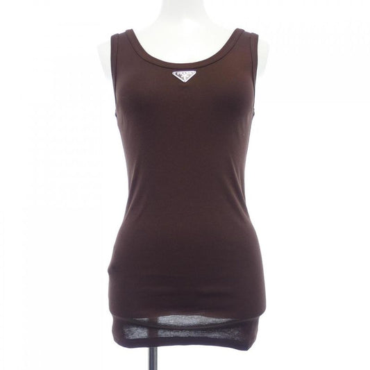 Prada Triangle Logo 39576l SOOO 14L0 Tank Top