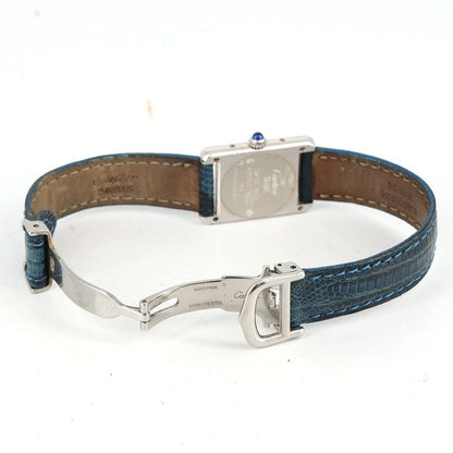 Cartier Must Tank SM W1001565 Silver Quartz